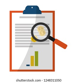Business graph and profits