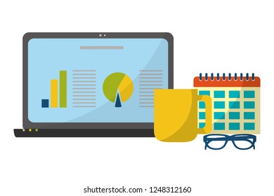Business graph and profits