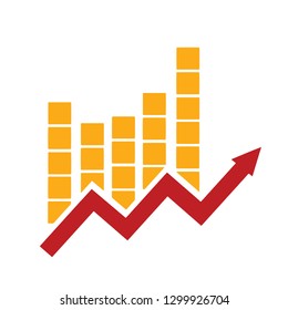 Business graph vector