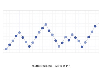 Gráfico de negocios. Elemento gráfico de diseño plano vectorial. Gráfico de barras o diagrama para la visualización de datos. Icono de estadísticas para presentación de finanzas, análisis de datos o herramientas de estadísticas