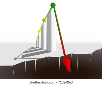 business graph. vector illustration 4