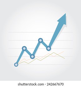 Business Graph , Vector illustration eps10