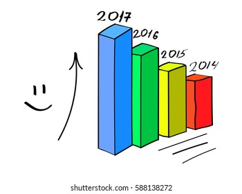 Business Graph , Vector illustration eps10