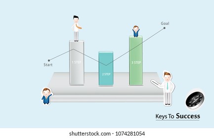 Business Graphic Chart.