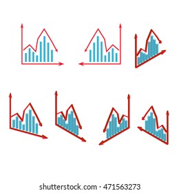 Business graphic. Graphic Icon Vector.