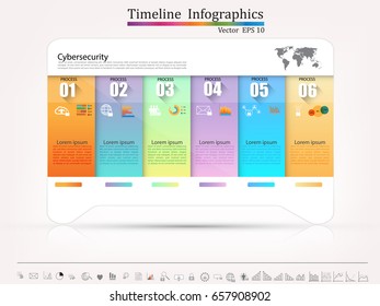 Business graphics data element templates sets, chart , graph , timeline , infographics ,  gradient colors style