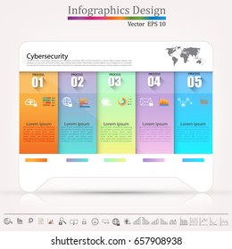 Business graphics data element templates sets, chart , graph , timeline , infographics ,  gradient colors style