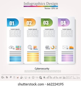 Business graphics data element templates sets, chart , graph , timeline , infographics ,  gradient colors style