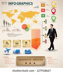 Business Graphics Design,info Graphics,vector