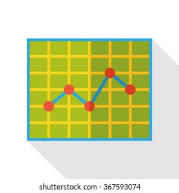 Business Graphics flat icon