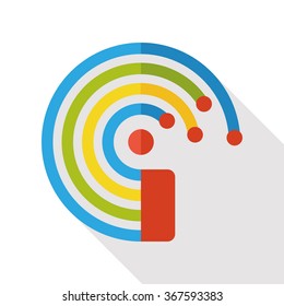 Business Graphics flat icon