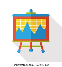 Business Graphics flat icon