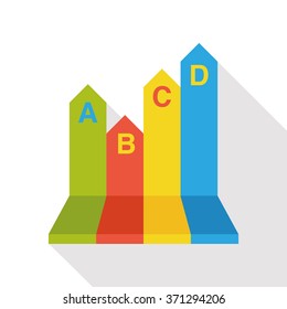 Business Graphics flat icon