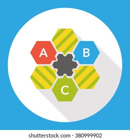 Business Graphics flat icon