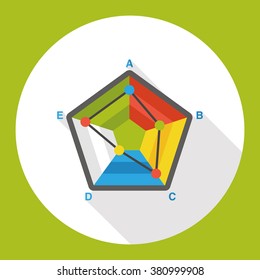 Business Graphics flat icon