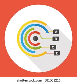 Business Graphics flat icon