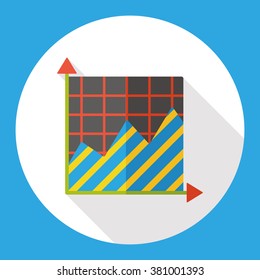 Business Graphics flat icon