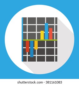Business Graphics flat icon