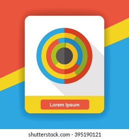 Business Graphics flat icon
