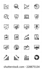 Business Graphs & Charts Icons