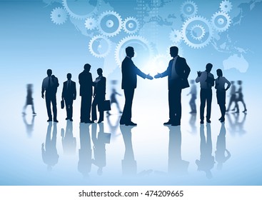Business Group. Concept business vector illustration.