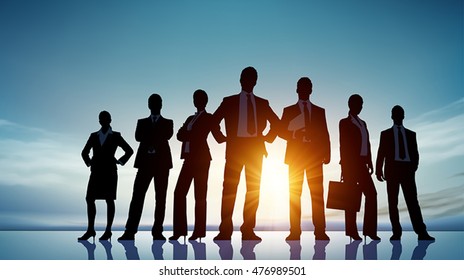 Business Group. Vector illustration
