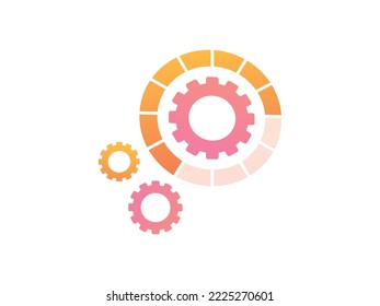 Análisis de máquinas técnicas de crecimiento empresarial, gráfico, concepto, finanzas, datos, presentación, configuración 