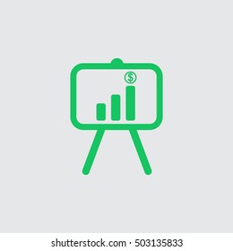 Business growing chart presentation 
