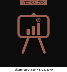 Business growing chart presentation