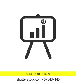 Business growing chart presentation