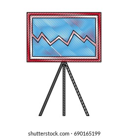 business growing chart presentation financial graphic