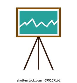 business growing chart presentation financial graphic