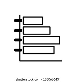 Geschäftswachstum Chart Präsentation Symbol . Vektordesign
einfach