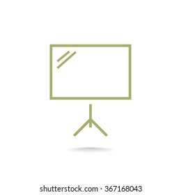 Business Growing Chart Presentation Icon