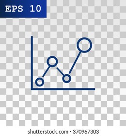 Business Growing Chart Presentation Icon