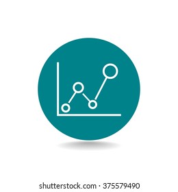 Business Growing Chart Presentation Icon