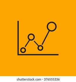 Business Growing Chart Presentation Icon