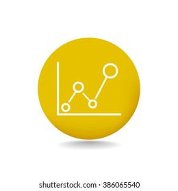 Business Growing Chart Presentation Icon