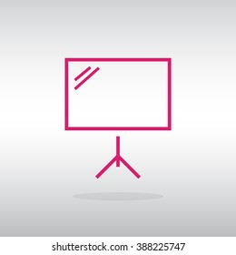 Business Growing Chart Presentation Icon