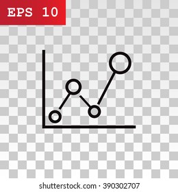 Business Growing Chart Presentation Icon