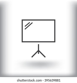 Business Growing Chart Presentation Icon