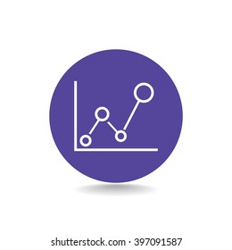 Business Growing Chart Presentation Icon