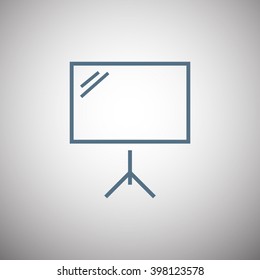 Business Growing Chart Presentation Icon
