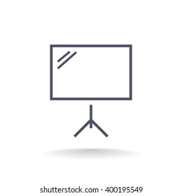 Business Growing Chart Presentation Icon