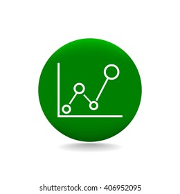 Business Growing Chart Presentation Icon
