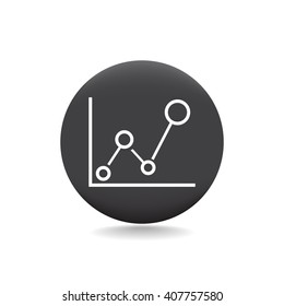 Business Growing Chart Presentation Icon
