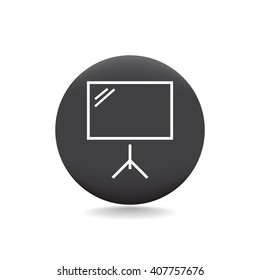 Business Growing Chart Presentation Icon