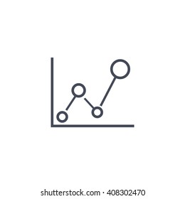 Business Growing Chart Presentation Icon