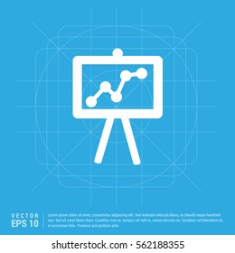 Business Growing Chart Presentation Icon