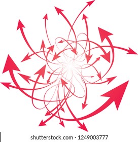 Business Growth Arrow for artwork and presentation Project Timeline and Milestone for project control and Management  plan  to get achievement and success